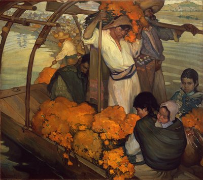 The Offering by Saturnino Herrán